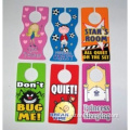high quality pretty girl ang handsme boy pattern silicone door hanger